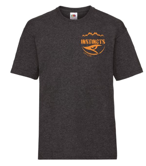 T-shirt "Chasse en Famille" heather grey  Enfant
