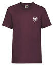 T-shirt "instincts Chasse" Burgundy Enfant