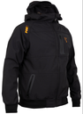 Coll black orange shell hoodie