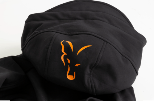 Coll black orange shell hoodie