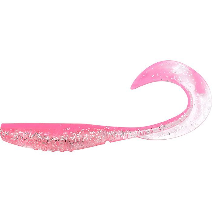 Megabass X layer curly 3.5'' - pink glitter