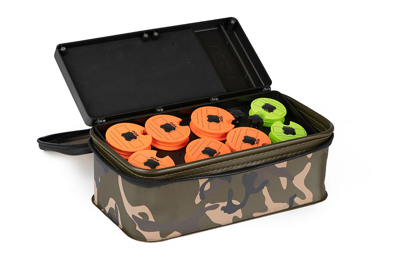 Fox Aquos camolite rig box and tackle bag