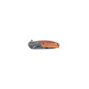 Stepland Couteau pliant grave mache bois cerf