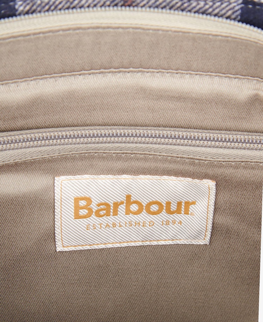 Barbour Witford tartan tote rosewo