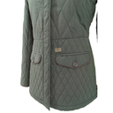 Tulip Quilted Coat W Dark Green