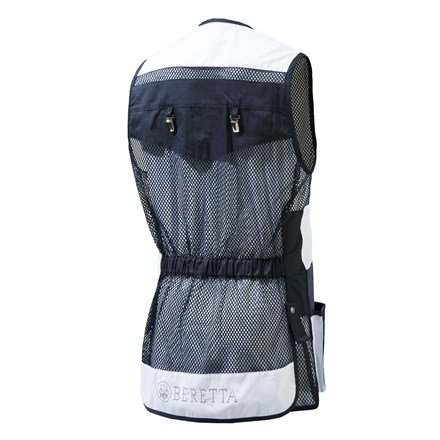 Man's Uniform Pro Skeet Vest S Blue Navy   White