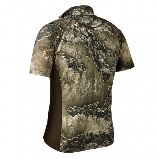 Deerhunter T-shirt excape avec col zippé realtree
