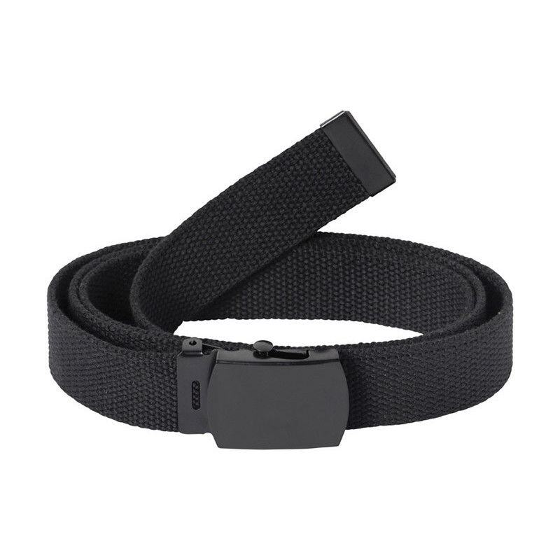 Percussion Ceinture toile noir mat