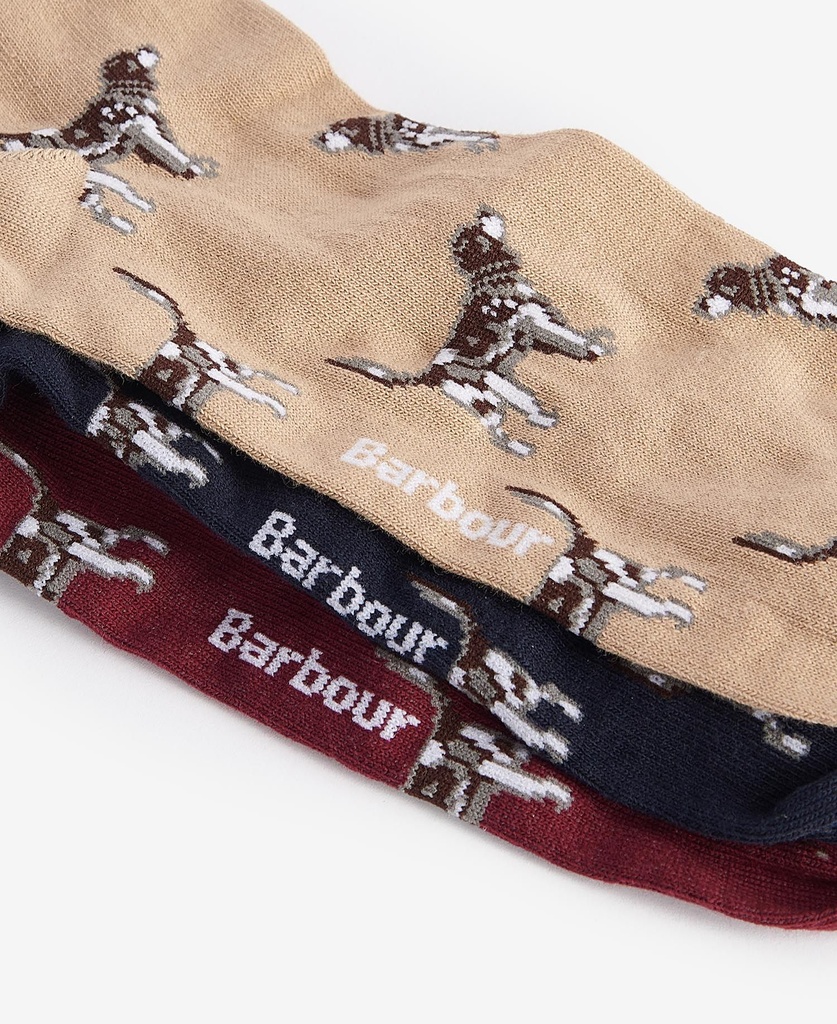 Barbour Chausettes Pointer dog giftbox cordovan