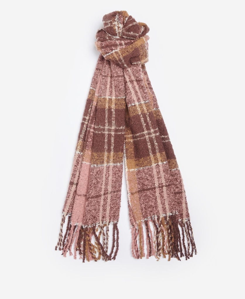 Barbour Echarpe + bonnet saltburn chocolate