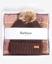Barbour Echarpe + bonnet saltburn chocolate