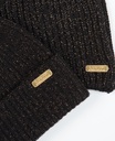 Barbour Echarpe + bonnet estoril black