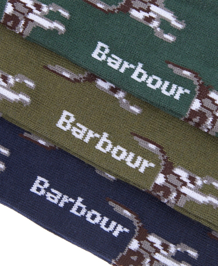 Barbour Chausettes Pointer dog giftbox mixed
