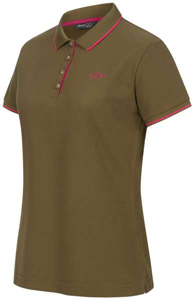 Blaser Polo femme dunkel olive heidekraut