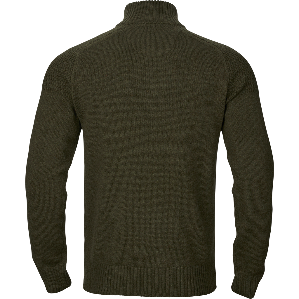 Harkila Pull Vincent merino demi-zippé rosin