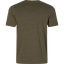 Seeland T-shirt That time pine green melange