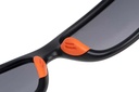 Fox Lunette collection black orange shades grey lens
