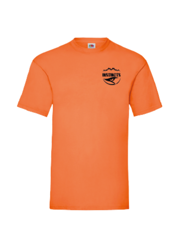INSTINCTS Chasse T-shirt enfant orange sanglier