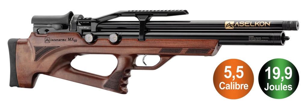 Aselkon PCP MX10 wood jet black
