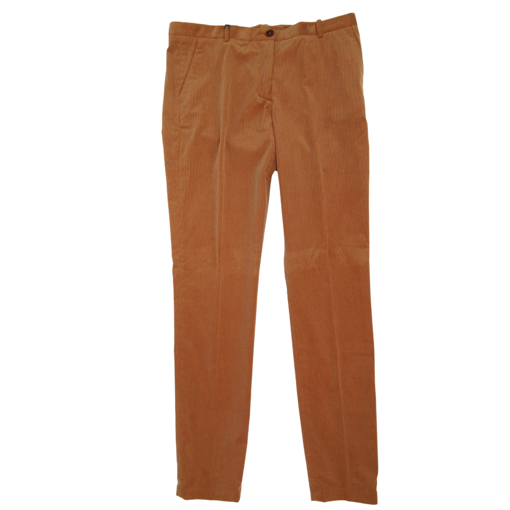 W's Comfort Corduroy Chino Pan Burnt Orange