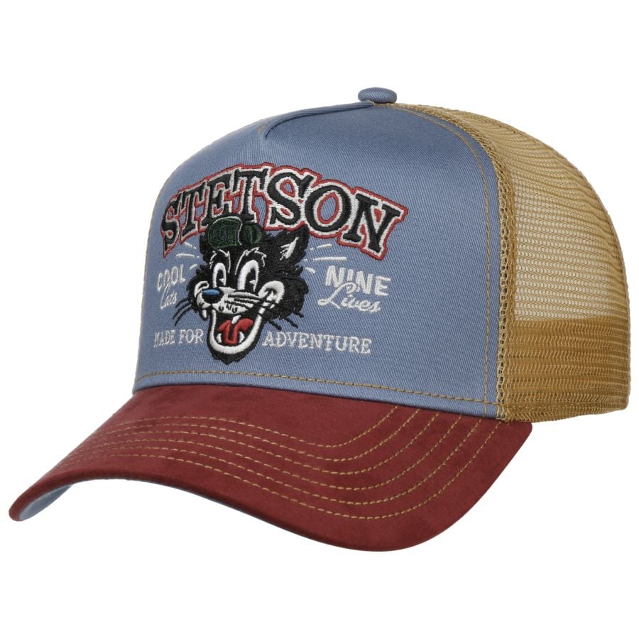 Stetson Trucker cap cool cats rouge