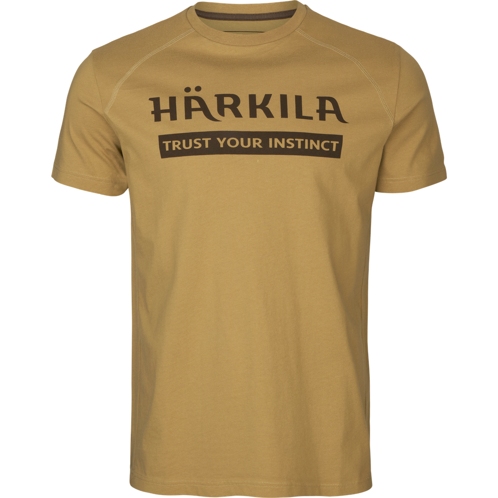 Harkila T-shirt logo antique sand