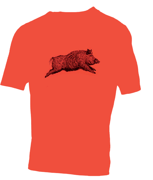 Treeland Tee-shirt enfant orange sanglier