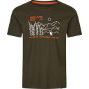 Seeland T-shirt paysage pine green