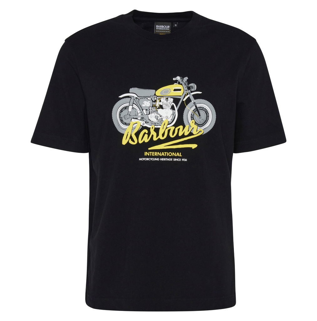 Barbour T-shirt international stonebridge graphic black