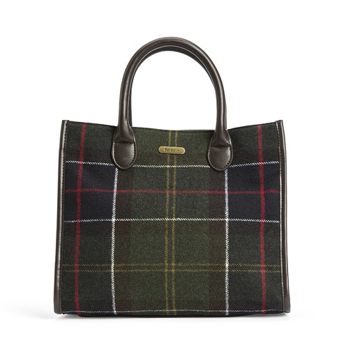 Barbour Barrhill tartan tote bag