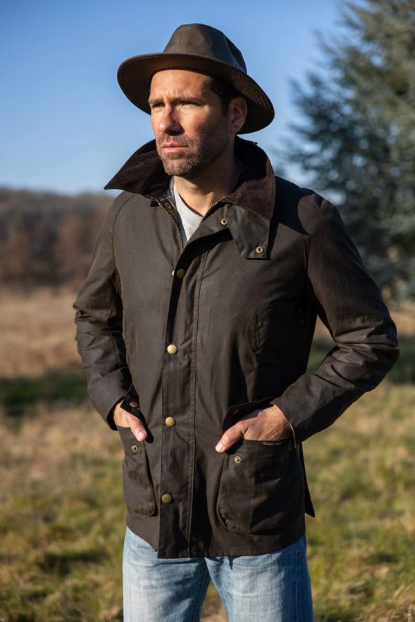Barbour Ashby wax jacket olive