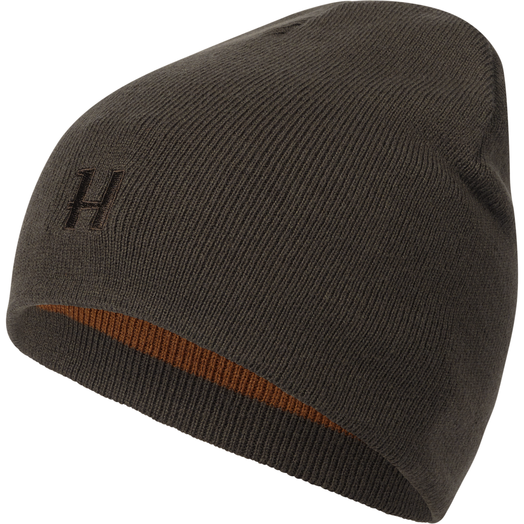 Harkila Bonnet réversible shadow brown rustique