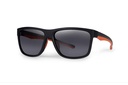 Fox Lunette collection black orange shades grey lens