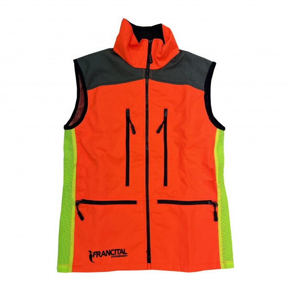 Francital Gilet Atalante enfant orange jaune