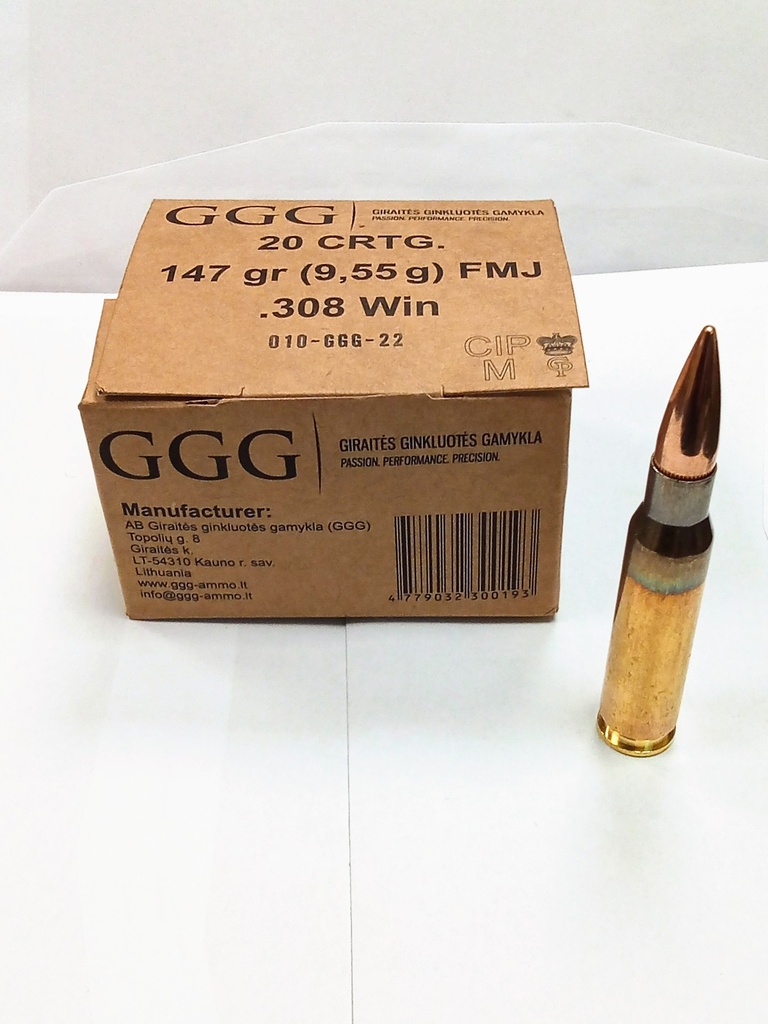 GGG 308win eco FMJ