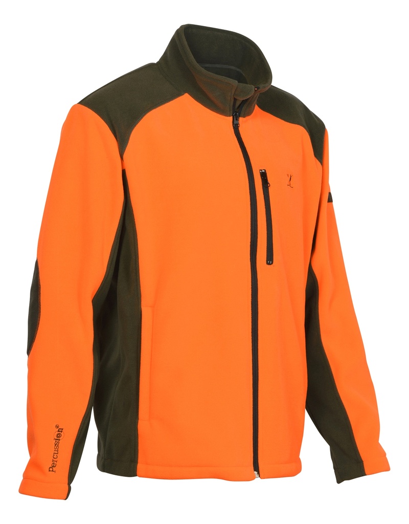 Percussion Blouson Polaire cor brode chasse