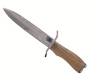 Fuzyon Dague de venerie manche olivier 18cm + etui cuir
