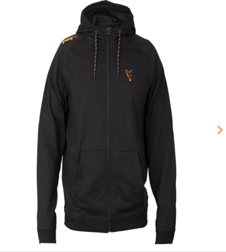 Fox Sweat zippe collection orange black lighweight