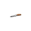 Stepland Couteau pliant grave mache bois cerf
