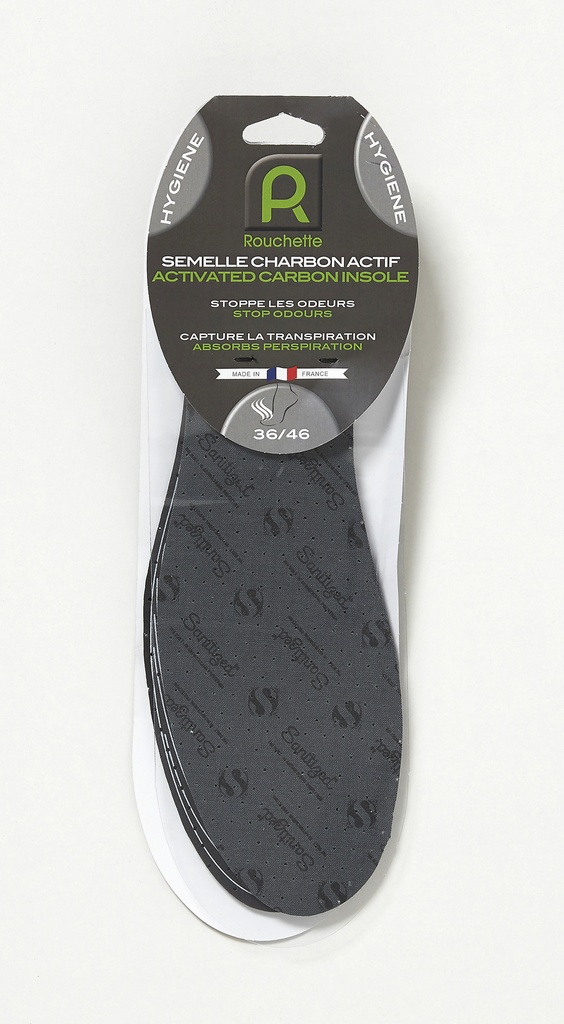 Rouchette Semelle charbon gris