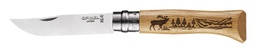 Opinel n°8 animalia chêne