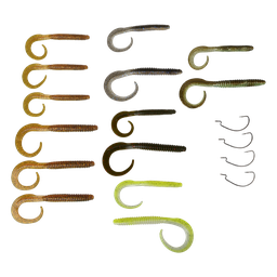 [M0811789] Savage Gear Rib worm kit 30+17pcs