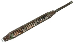 Januel Cartouchière 20 tubes cuir de buffle camo