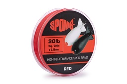 [6431110] Spomb Braid red 300m