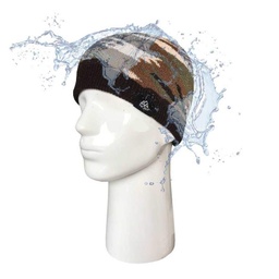 [7859406] Verjari Bonnet impermeable rainshell camouflage marron