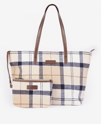 [7137701] Barbour Witford tartan tote rosewo