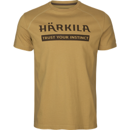 Harkila T-shirt logo antique sand