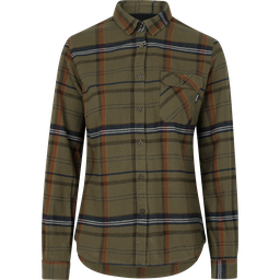 Seeland Chemise skye flannel highseat grizzly brown terracotta check