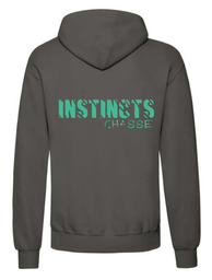 INSTINCTS Chasse Sweat gris