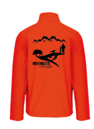INSTINCTS Chasse Veste Softshell Orange